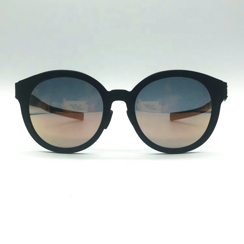 

Highend accessories Round with CR Polarized Lens Stringer Sunglass Polished Black