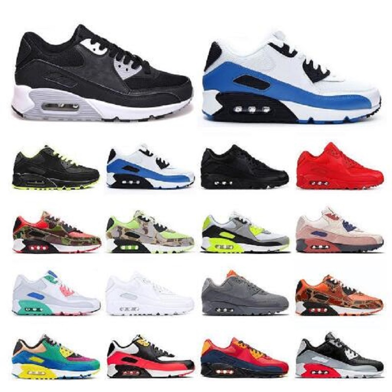 

Man High Quality 90 Sport Shoes CBlack White Red 90 Men Women Sneakers Classic Trainer Outdoor Sports BT1T shoe, # 6