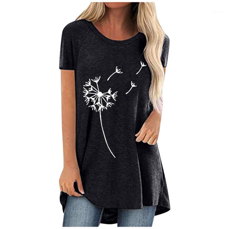 

Women's T-Shirt Women Casual Aesthetic Printing T Shirts Cotton Soft Harajuku Tee Short Sleeve Loose Tops Tunic Plus Size Femme, Pink