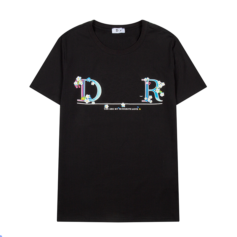 Designers Men S Clothing mens t shirt Cotton short DIO sleeve men's and women's round neck letter printing