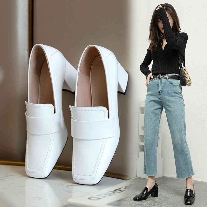 

Sandals woman finger shoes square foot slide-in casual moccasins Wholesale spring jump and autumn size -40 craft apartments B6B3, 1# shoe box