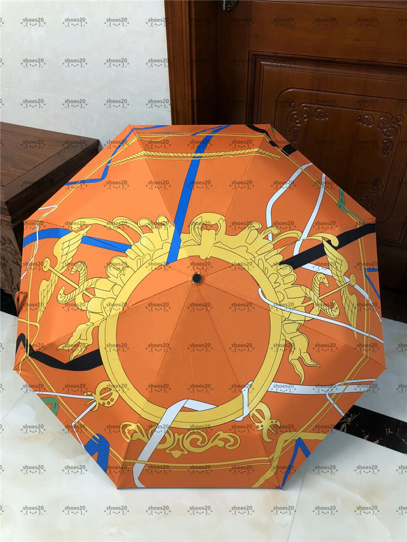 

Street Wild Umbrellas Hipster Automatic Folding UV Protection On-Course Umbrellas with Box Outdoor Travel Rainproof Multifunction Sun Umbrellas, C;with box