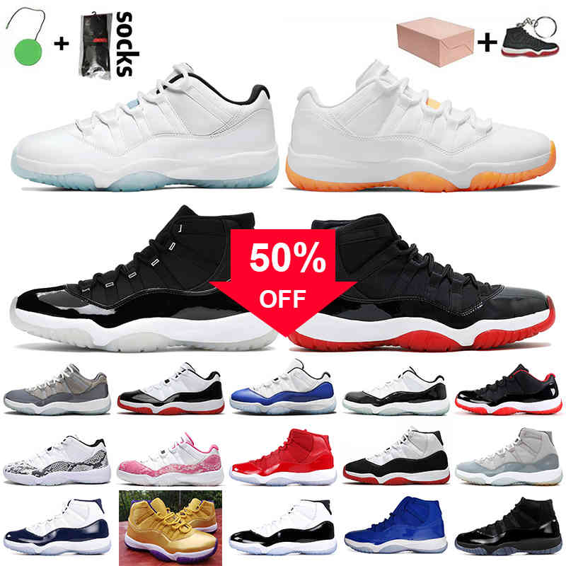 

2022 Top Quality 11s Jumpman Basketball Shoes Low Legend Blue Citrus Jubilee 25th Anniversary Bred Concord Mens Trainers Womens, Customize