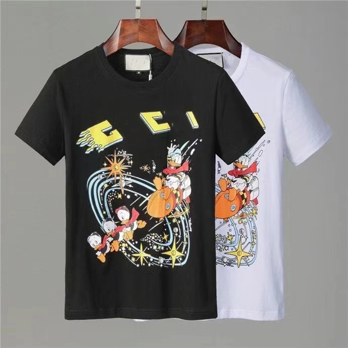

2021 Mens Women Designers T Shirts Man Fashion men s clothes casual T-shirt Street Shorts Sleeve Womens Clothing Tshirts #99, White;black