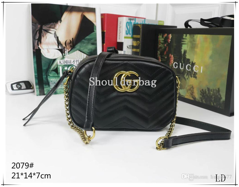 

Handbags Fashion Women Bag Leather Handbags Shoulder Bag Crossbody Bags For Women Handbag gg, Black