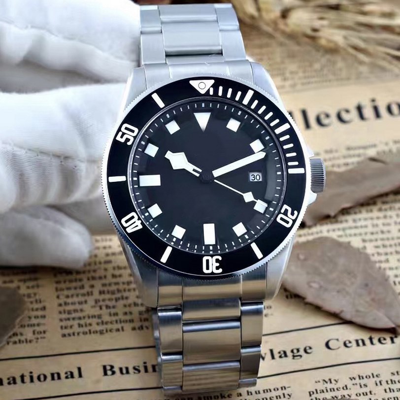 

luxury watch men 42mm Red blue black automatic mechanical stainless steel Self wind no battery sweeping 3A watches 1510072 25600 U1, #1(no box)