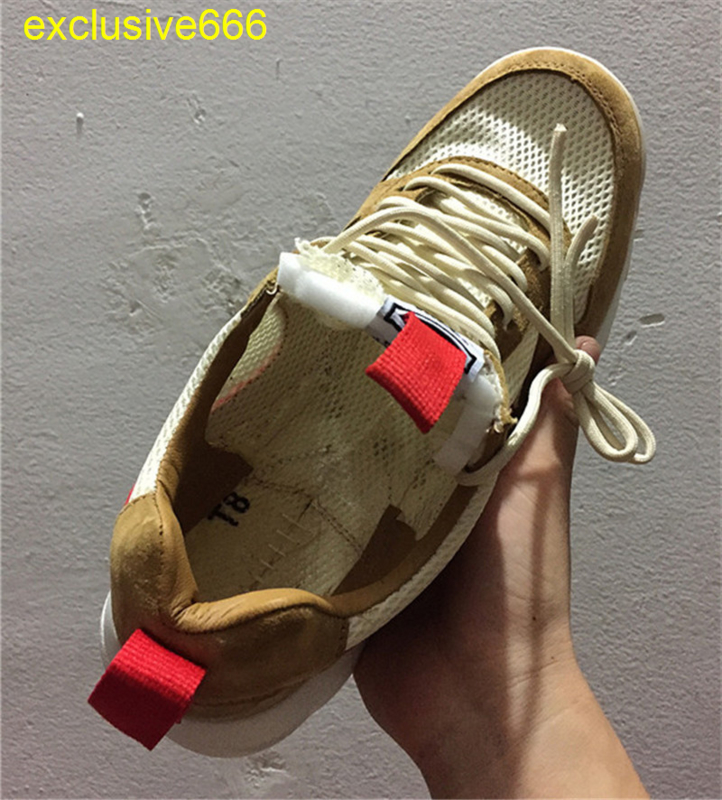 

Shoes Released Tom Sachs Craft Mars Yard TS NASA 2.0 AA2261-100 Natural/Sport Red-Maple Unisex Causal Size 36-45, Mars yard 2.0 single tick