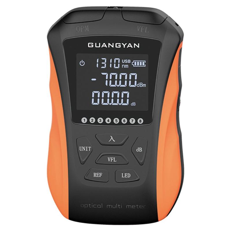 

Fiber Optic Equipment G8-SGS211/G8-SGS311 Rechargeable Optical Power Meter 15km -70+10 Multi-function Five/Six In One Red Light Integrated M