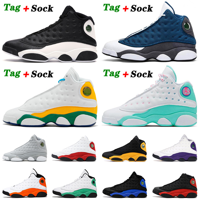

Flint 13 13s Jumpman 2021 Top Quality Basketball Shoes Soar Green Playground Reverse Got Game Mens Women Hyper Royal Traienrs Outdoor Sneakers 36-47, D26 love respect black 40-47