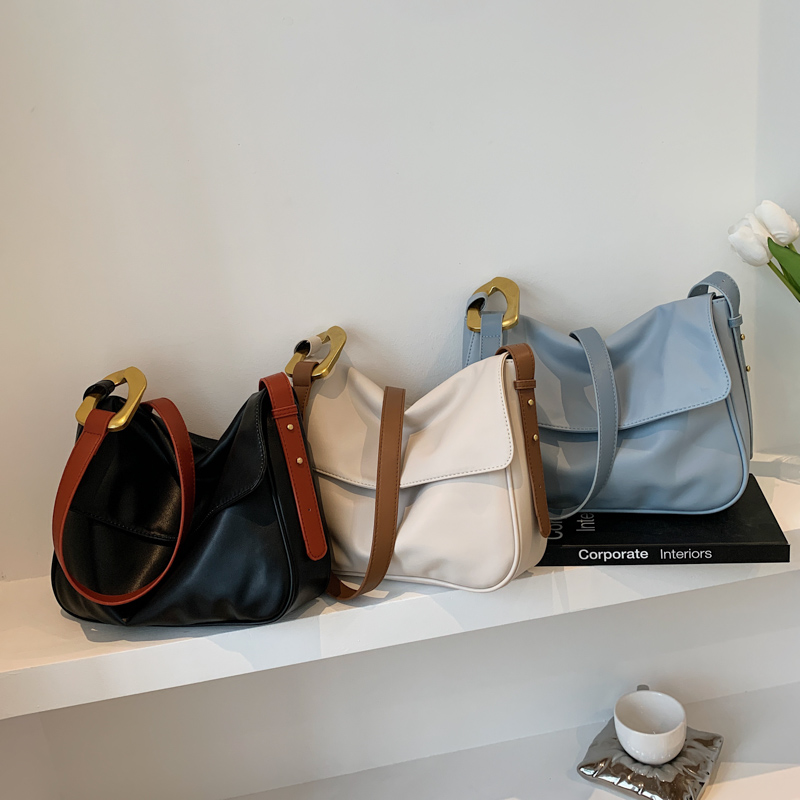 

Crossbody Shoulder Bags Large Capacity PU Leather Big For Women 2021 Summer Ladies Handbags, Black