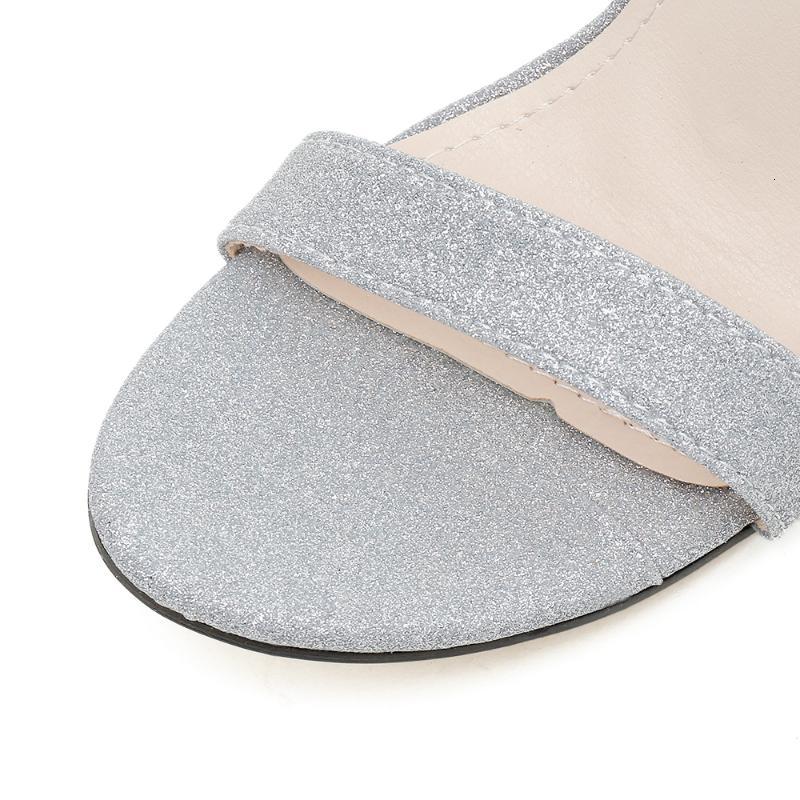 

Sandals Suollavie office women sandals Solid female high heels Luxury peep toe ladies shoes wedding chunky heel1 LSES, Silver