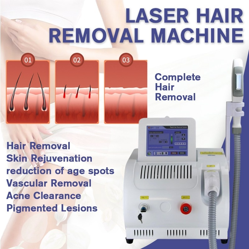 

ELIGHT IPL RF Skin Rejuvenation high quality opt hr hair removal machine laser vascular acne therapy elight beauty equipment face ipl