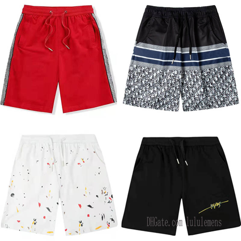 

10 Colors Mens Shorts Fashion Summer Letter Printed designers Short Pants Casual Shortpants for men s set Streetwear Clothing, White;black