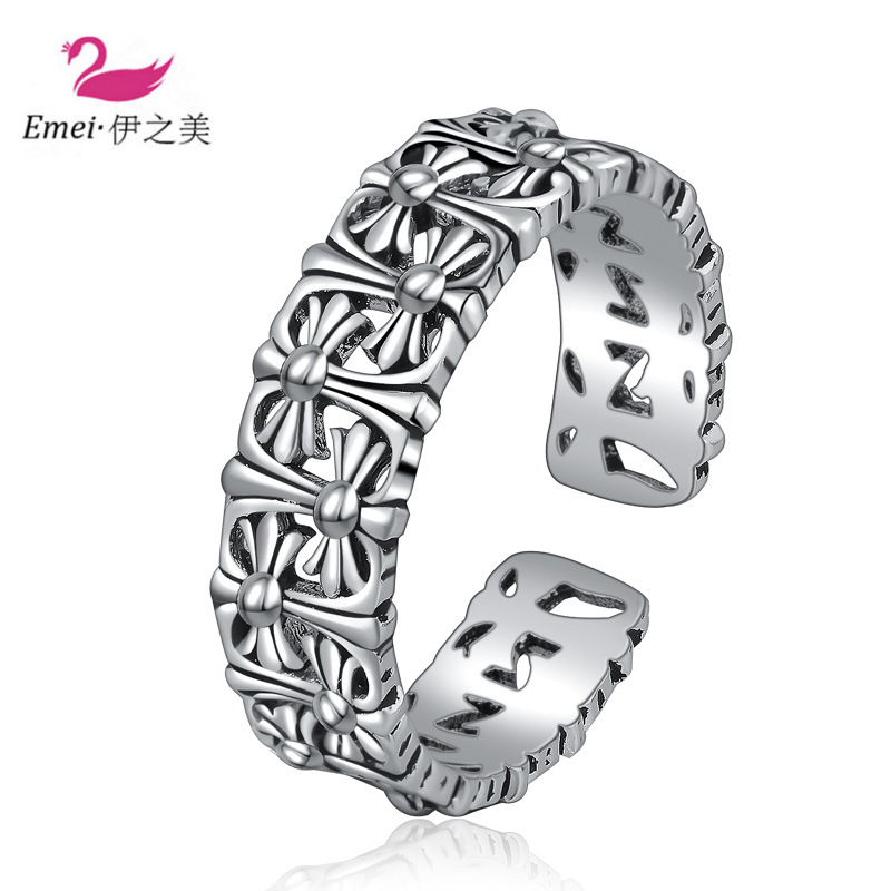

Hearts/chrome New Jewelry Ring Croquet Opening, Golden;silver
