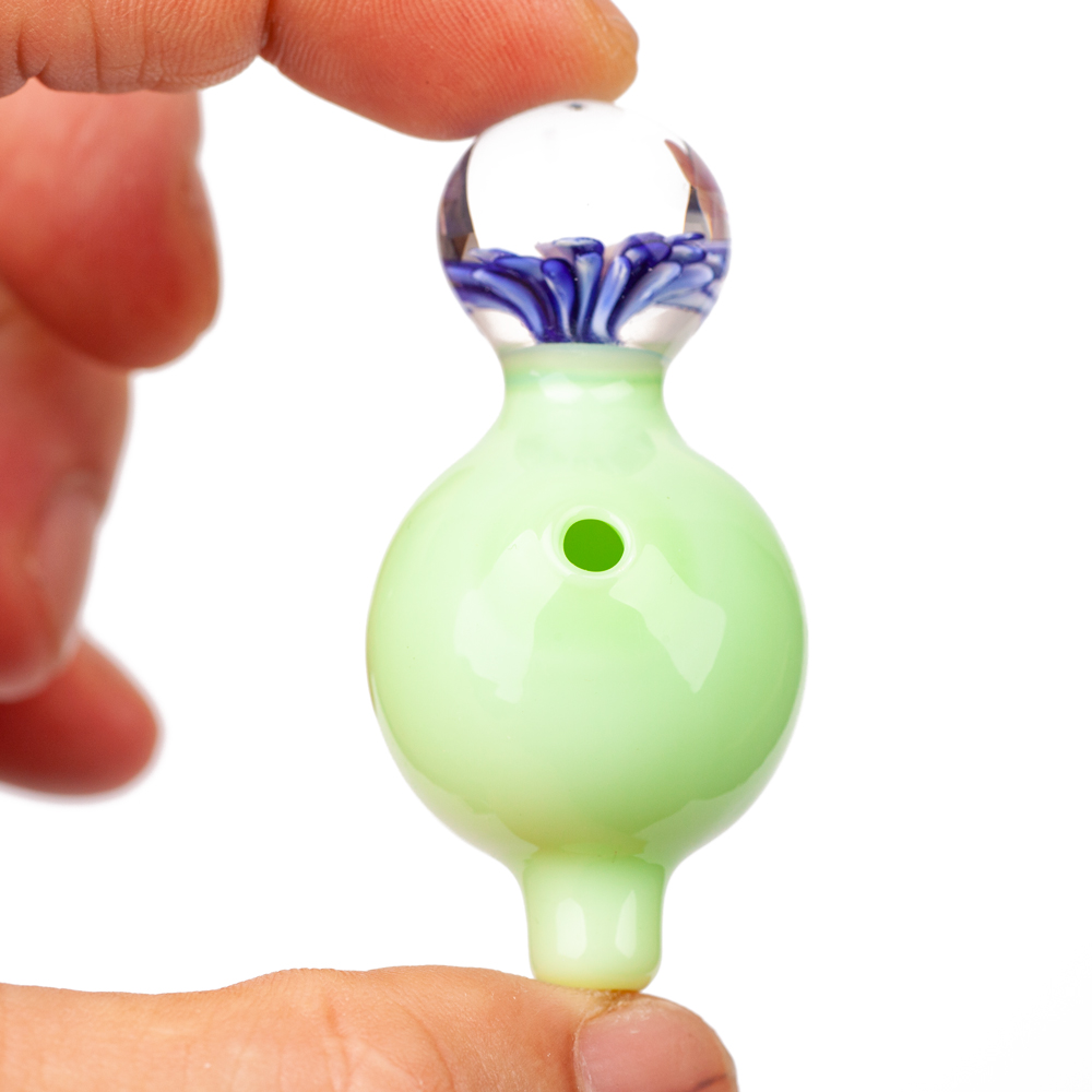 

Smoking Accessories Cyclone Carb Cap Domes with Spinning Air Hole Caps Flower Ball for Terp Pearl Quartz Banger Nail Bubbler Enai Dab Rigs H