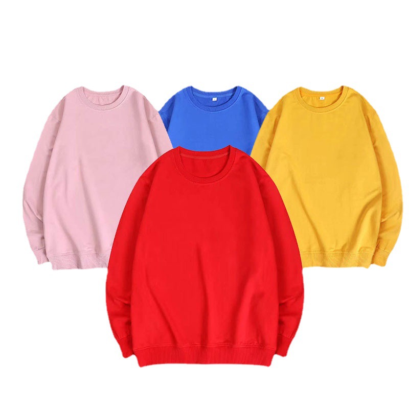 

Lovers Shirts Men's Sweaters Solid Color Round Neck Pullovers Loose Oversized Autumn Unisex Sweaters Long Sleeves Thin Cotton Sweaters Both Men And Women Can Wear, Black