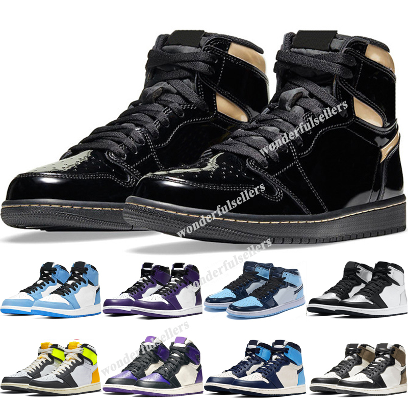 

Black Gold Men Basketball Shoes Women Silver Toe Dark Mocha University Blue Panda Obsidian Shadow mens trainer sneakers outdoor sport shoe, 16 top 3 36-46