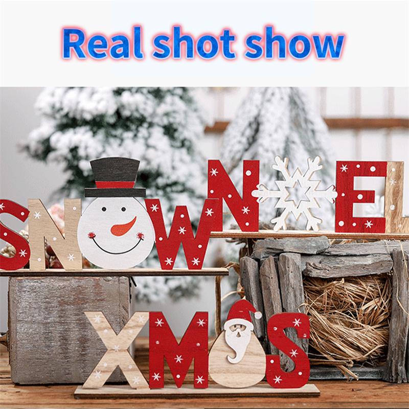 

Christmas Decorations Wooden Door Hanging Oranments Wall Xmas Dec Merry Decor For Home Happy 2022 Year Pendants