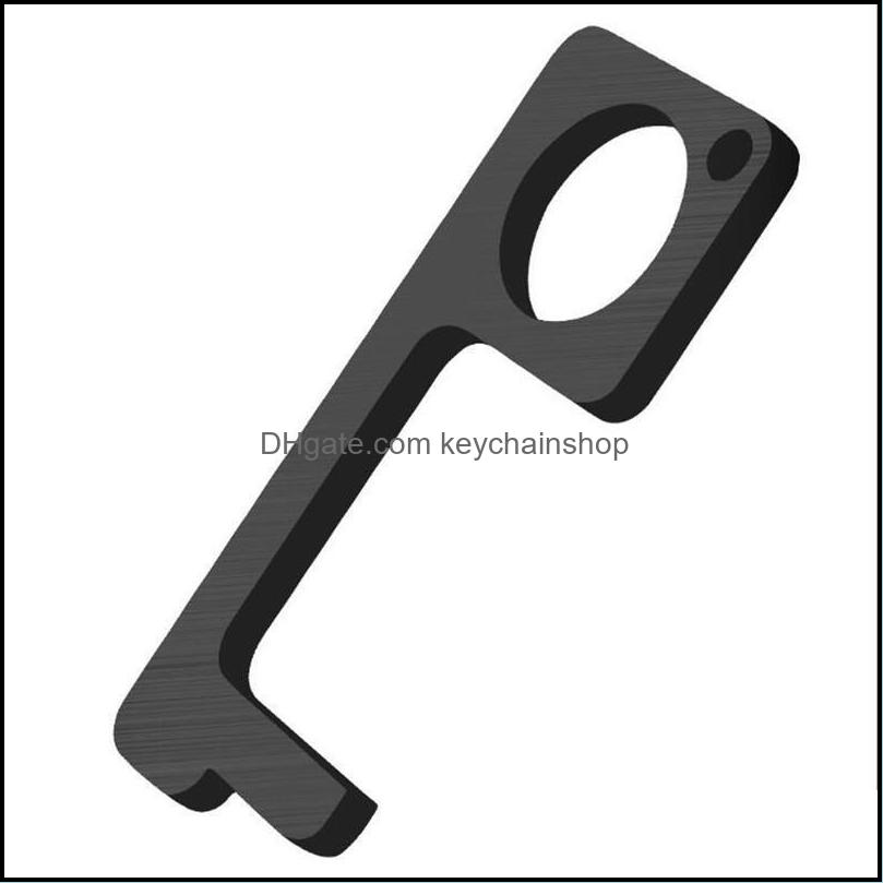 

Keychains Fashion Aessories The Est Version Of Strong Idvirus Edc Handheld Clean Key No Contact Door Opener Stylus Keychain Button Pusher Dr