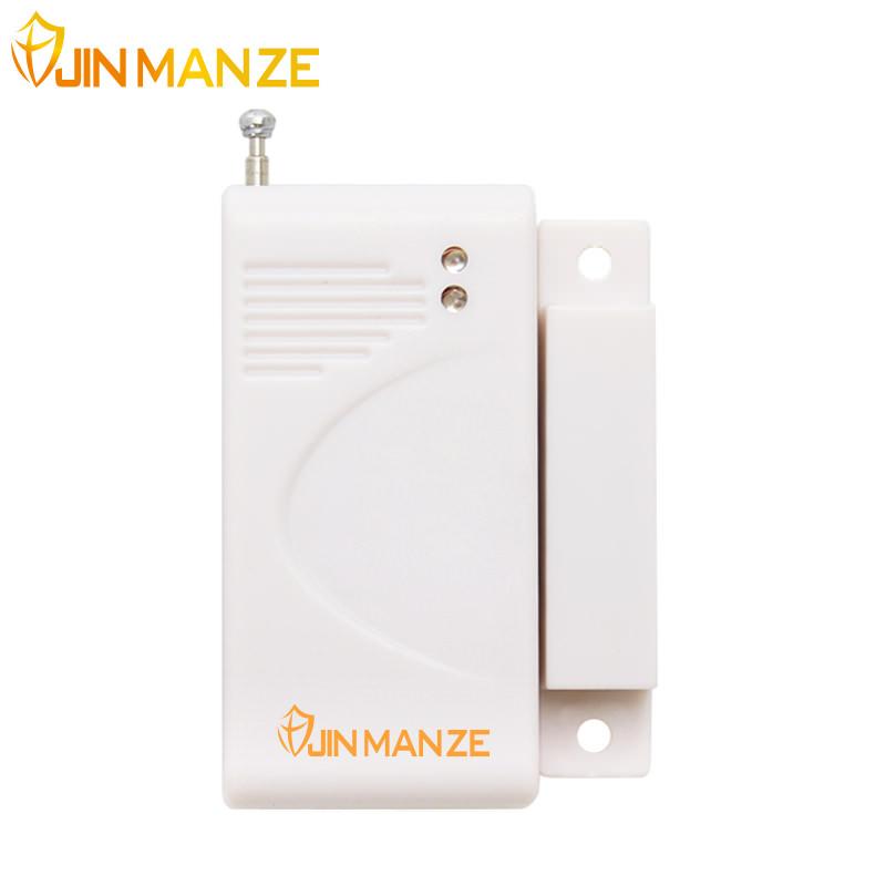 

Alarm Systems 1 Pcs Brand White 433MHz Wireless Security Door Window Magnet Sensor Detector With Battery