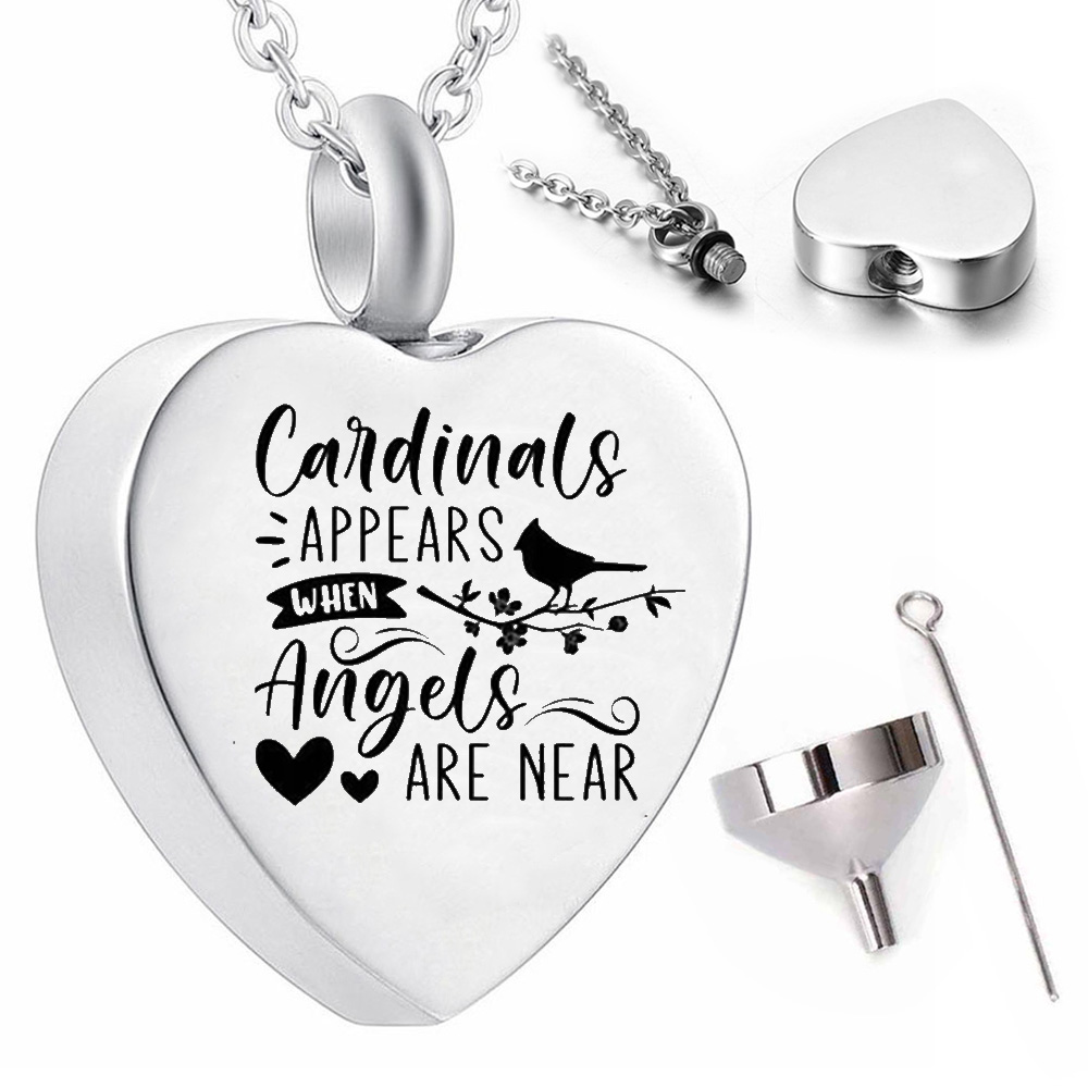 

Parrot pendant necklace jewelry cremation ashes urn men's and women's souvenirs