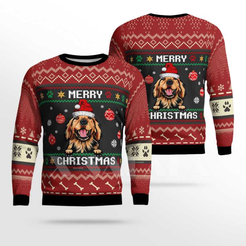 

Men's Hoodies & Sweatshirts MERRY CHRISTMAS Dog Ugly Sweater 3D Full Print Size Hoodie Man Women Harajuku Outwear Pullover Sweatshirt Unisex, D426 3
