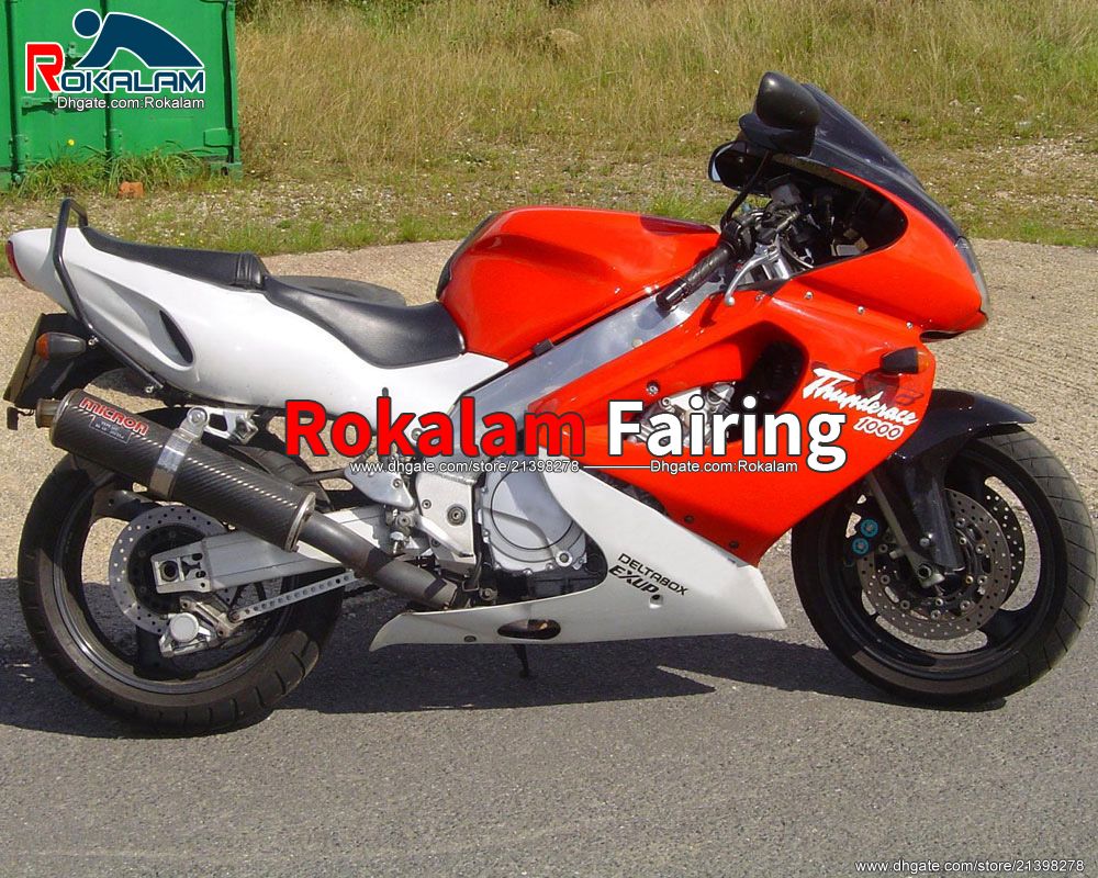 

For Yamaha YZF1000R 2000 2001 2002 2003 97-07 Red White Cowling YZF 1000R YZF 1000 R Thunderace 1997-2007 ABS Motorcycle Fairings, Customize