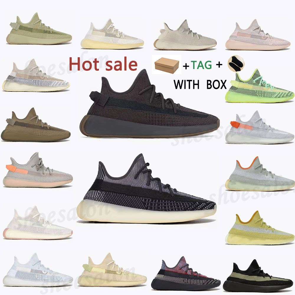 

2021 kanye v2 west fade Cinder reflective earth Oreo running shoes Runner desert sage yecher Yecheil Black Static men women sports sneakers, 47 natural