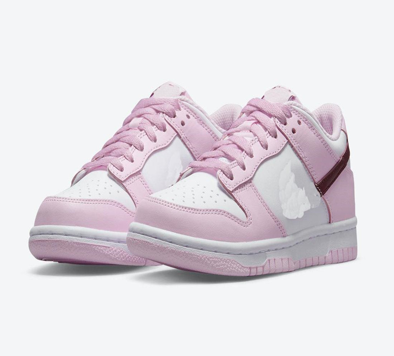 

Dunk-Low White Pink Red Valentines Day Shoes CW1590-601 for sale kids Casual shoe store With Box wholesale size36-45, 12