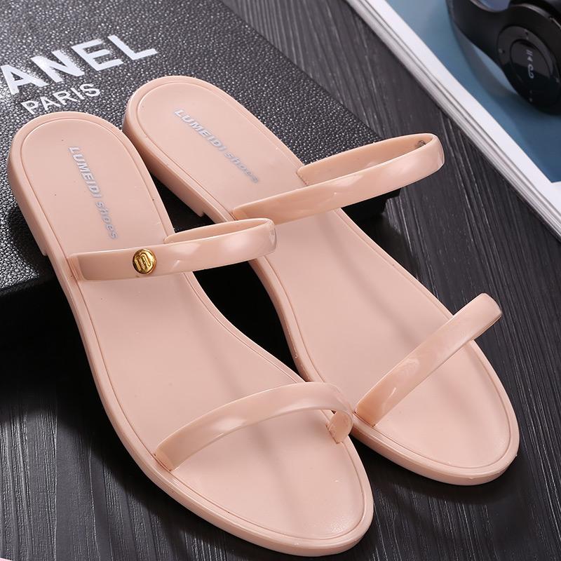 

Women Sandals Fashion Summer Shoes Flat Flip Flops Sandalias Mujer Ladies Slippers, Black