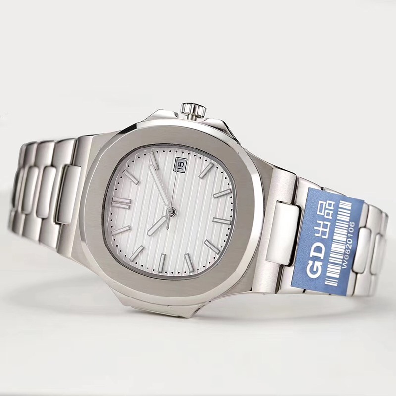 

Men's Automatic Mechanical Watch Silver/Blue Strap 904L Stainless Steel Japanese Movement Watch montre de luxe 40MM, Tool