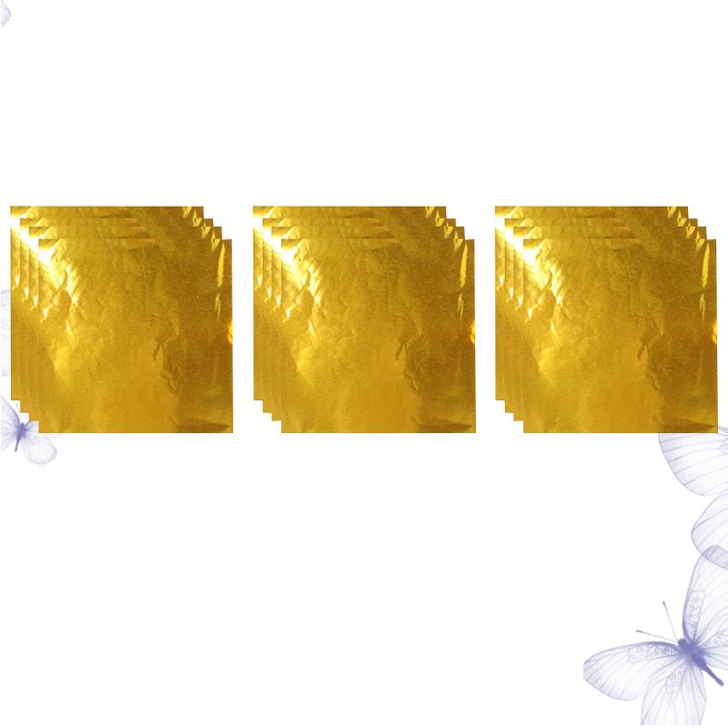 

Gift Wrap 400 Pcs 8x8cm Aluminium Foil Paper Wrapping Package Food Wrapper For Chocolate Candy Tea Leaves (Go