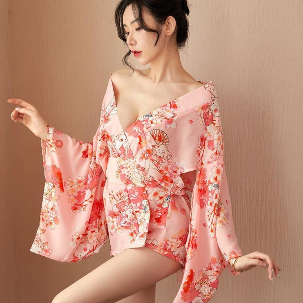 

Wanxing sexy underwear kimono women's perspective passion suit bathrobe non take off Chiffon Skirt