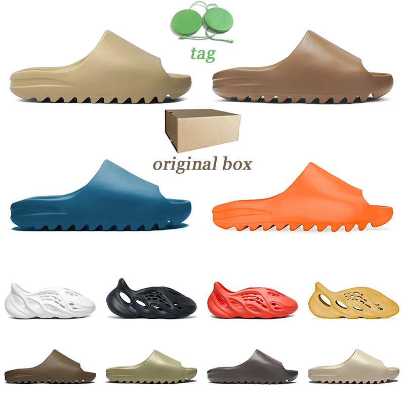 

2021 Slide Men Women Enfora Orange Desert Sand Core Slipper Bone Mens Slides Resin Black Fashion Slippers