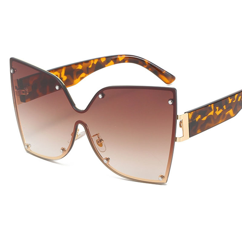 

Luxury Brand Rimless Butterfly Sunglasses Women 2021 Vintage Oversized Sun Glasses for Female Fashion Shades UV400 oculos