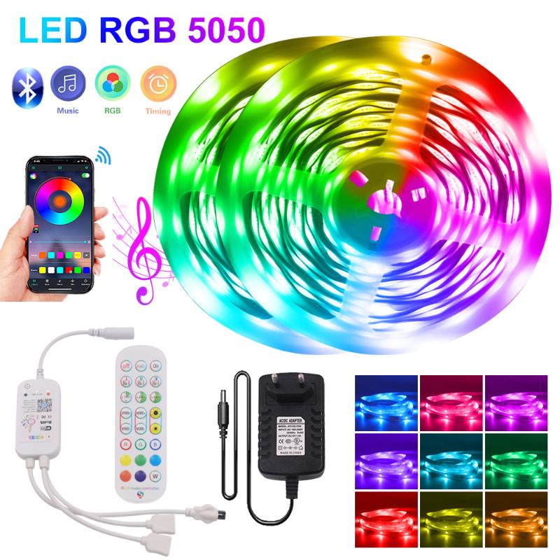 

Strips DC 12V WIFI Control SMD RGB LED Strip EU AU US UK Set Flexible Tape Ribbon Light Lamp 5m 10m 20m 30m