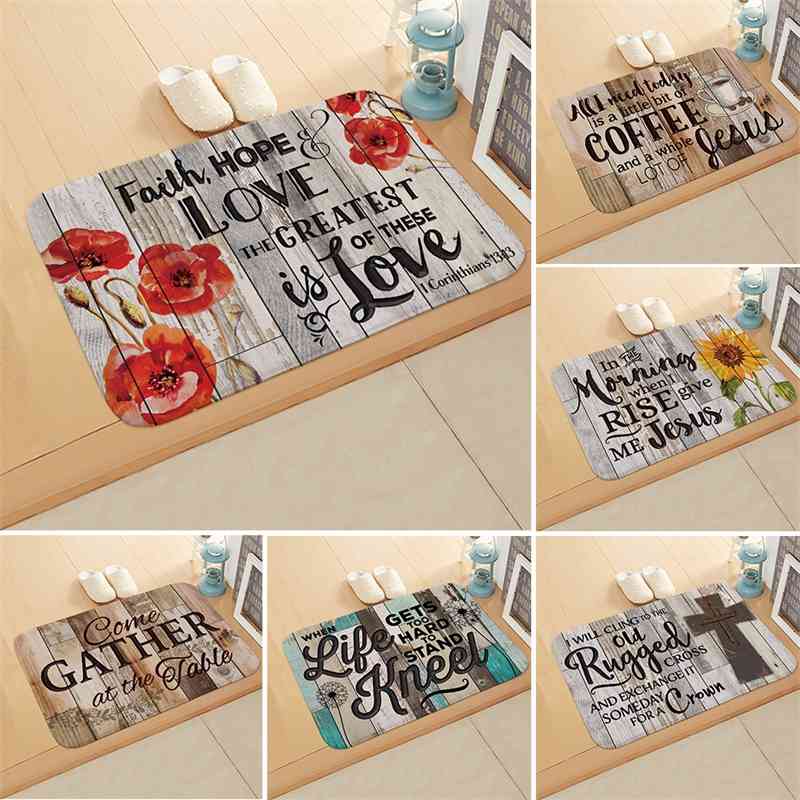 

Strength new style creative kitchen floor bathroom door bedroom bedside mat