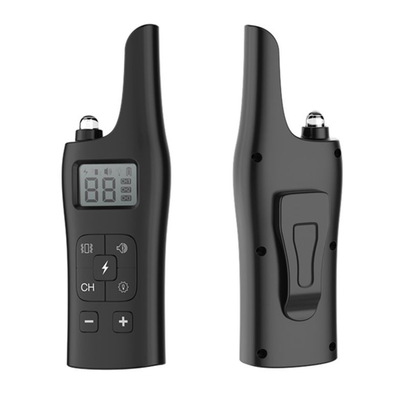 

Retail Training Dog Collar 800m Remote Control Black Color Pet Obedience Waterproof No Bark Collars Rechargeable with LCD Display for All Size Dogs Vibration Sound