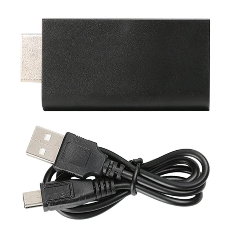 Mini For PS2 To -compatible Video Converter Adapter With 3.5mm Audio Output HDTV PC Support Plug And Play Cables & Connectors-image-688503725