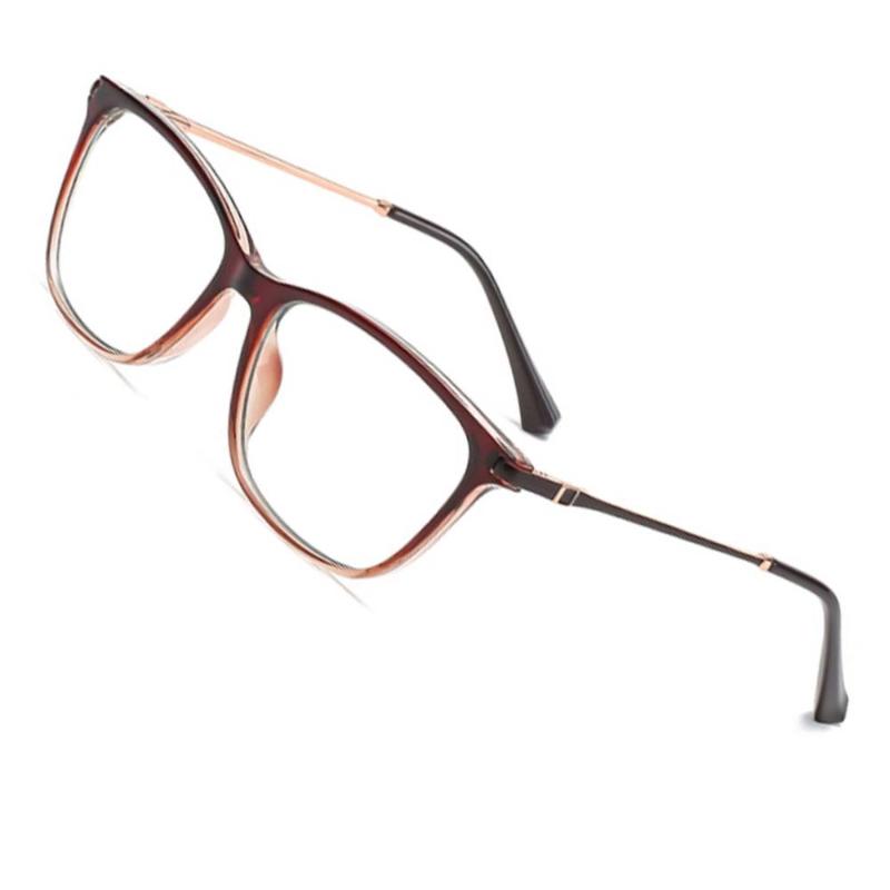 

Sunglasses 80739 Optical Anti-blue Light Prescription Glasses Frame Myopia MirrorTR90 Square Women's Fashion Computer Eyeglasses