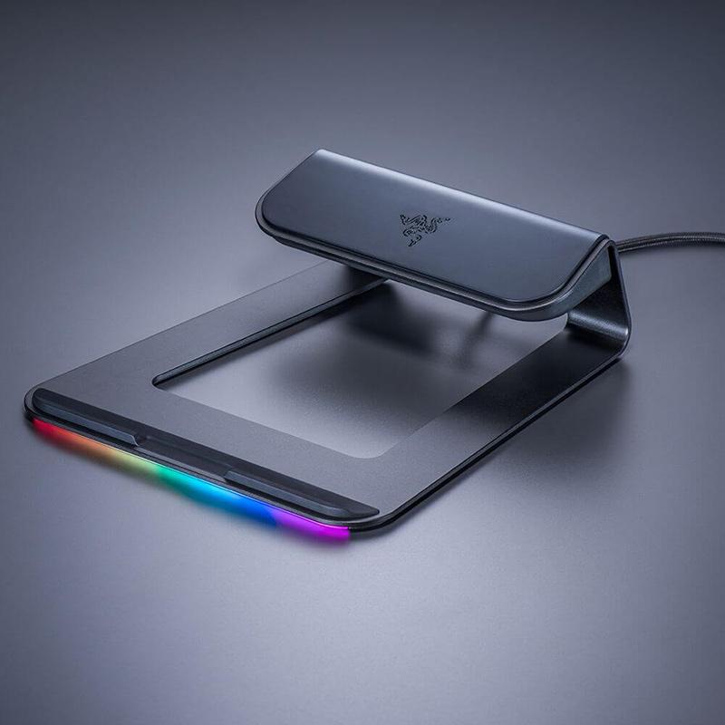 

Hubs Razer Laptop Stand Chroma: Customizable Chroma RGB Lighting Ergonomic Design 3x Port USB 3.0 Hub
