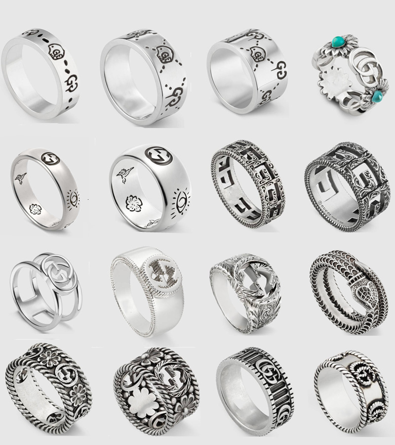 

Gu Jia Shuang g Skeleton Head Ring Style Elf Fashion Men and Women's Pair Ringw7oo