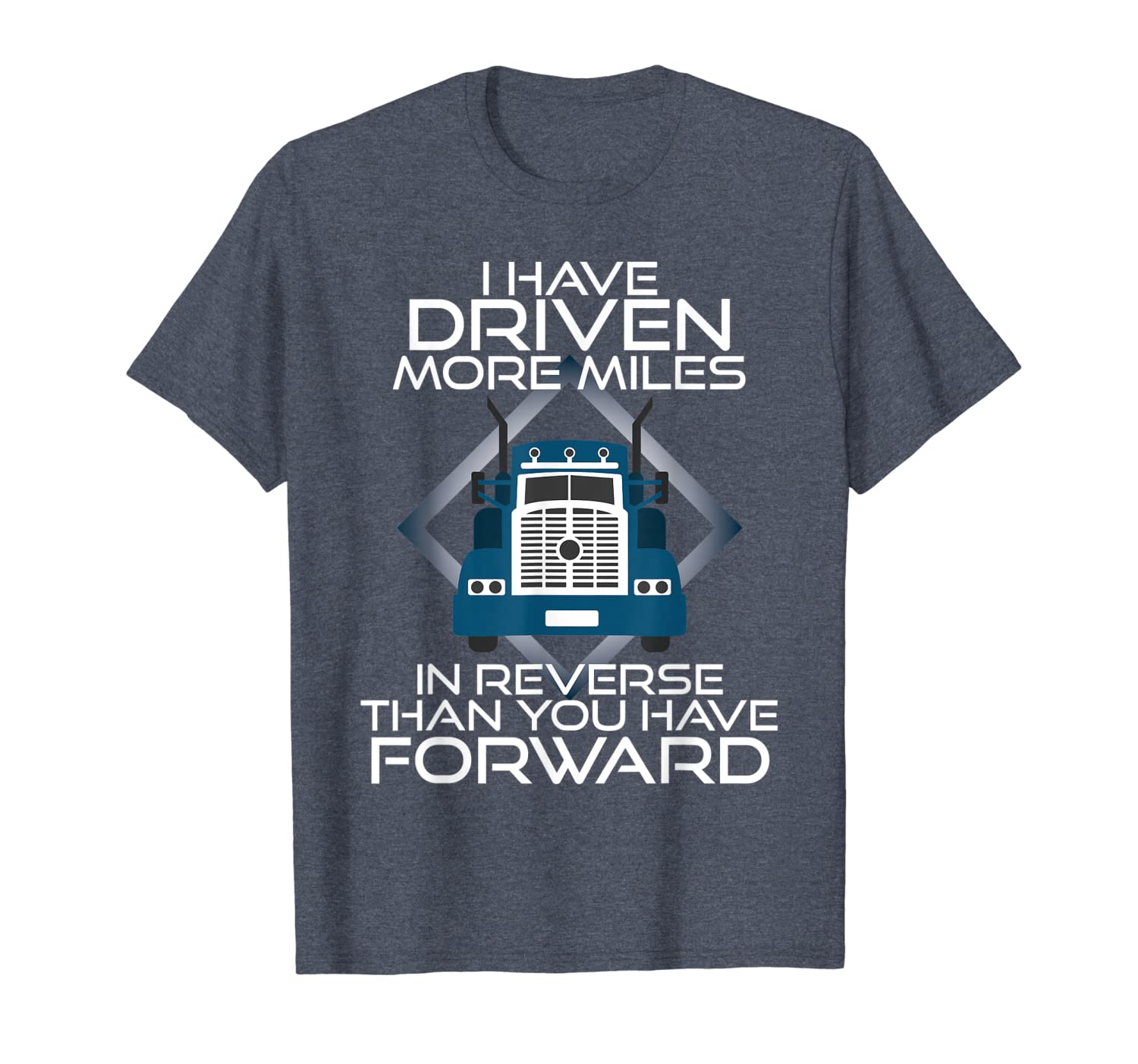 

i have driven more miles trucker shirt truck driver gift, White;black