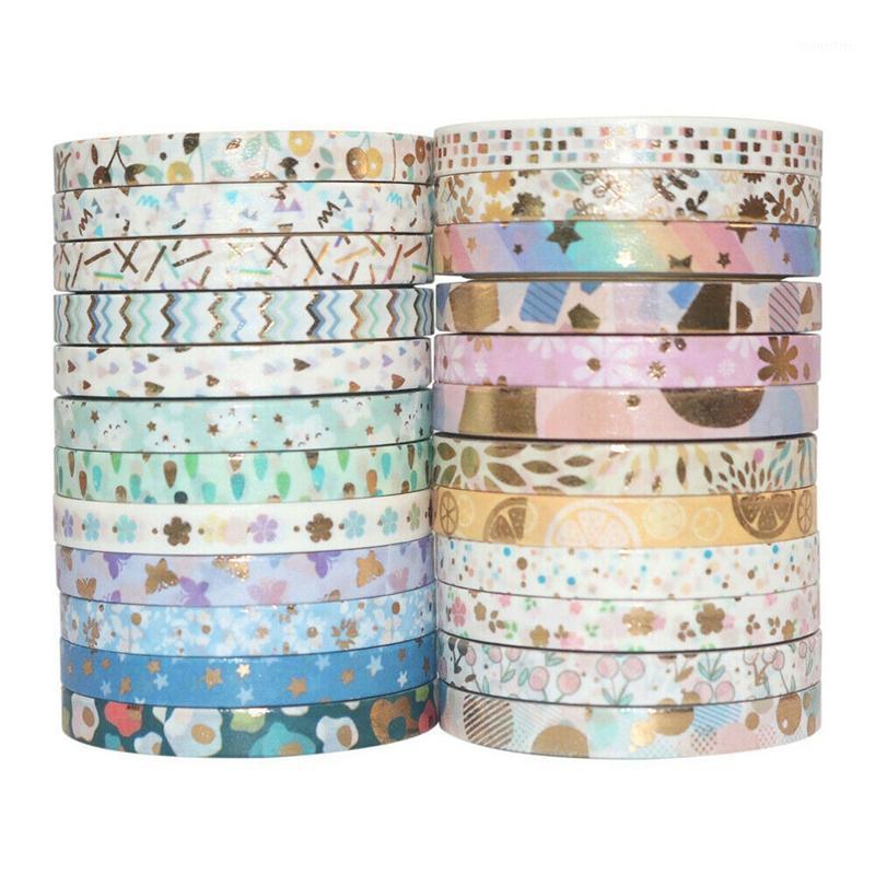 

Gift Wrap 24 Rolls Washi Tape Sticker Scrapbooking Adhesive Paper Japanese Stationery DIY