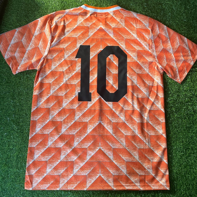

1988/1990 HOLLANDS RETRO soccer jersey VINTAGE VAN BASTEN GULLIT 10 KOEMAN RIJKAARD NEESKENS KROL Thailand Quality uniforms Football Jerseys, Black;yellow