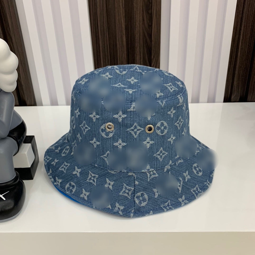 

Fashion men designer bucket hat cool streetwear high quality mens designers caps hats printed women sunhats, Blue;gray