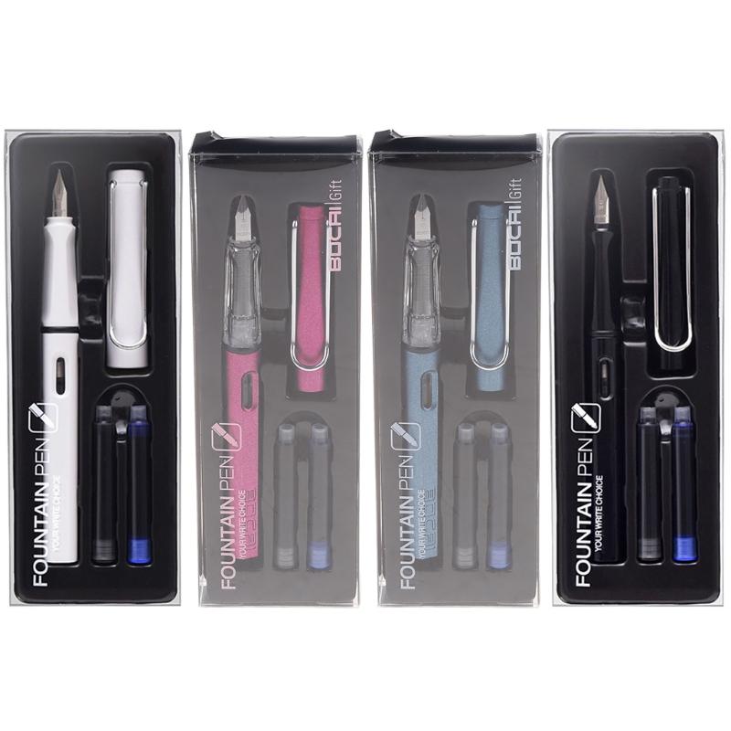 

0.38mm Fountain Pen Student Office Stationery Supplies Ink Pens For Writing