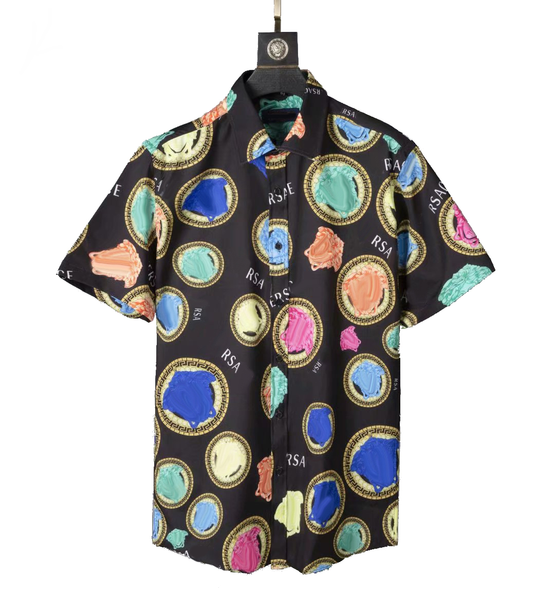 

Designer Men's Casual Shirts Spring and Slimming autumn high quality business classic embroidery Fashion long Sleeve Shirt -3XL#02, Customize