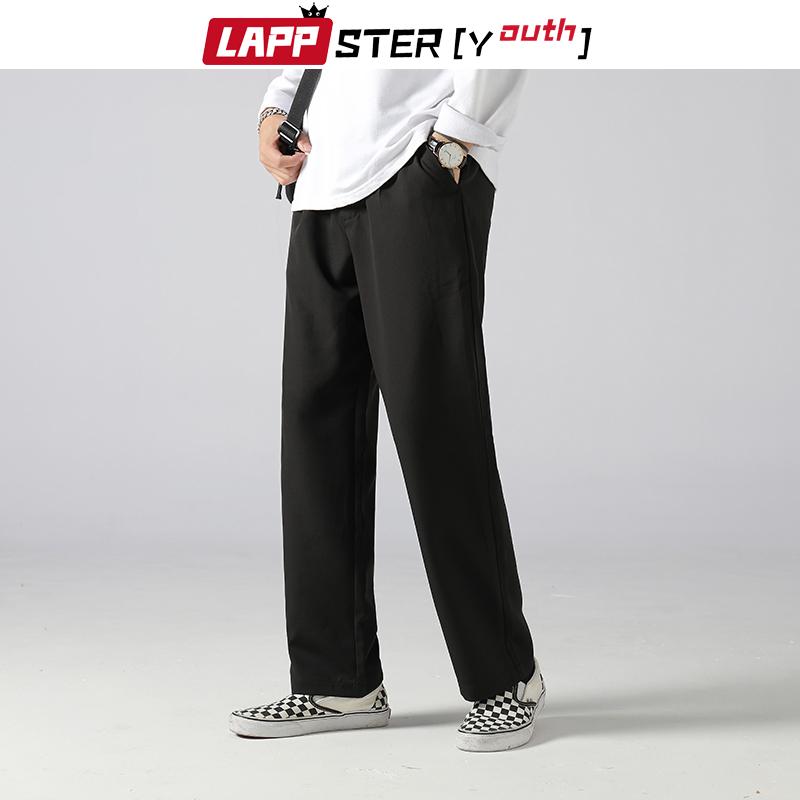 

Men's Pants -Youth Men Baggy Black Harajuku Sweatpants 2022 Mens Vintage Japanese Streetwear Joggers Male Sweat Causal