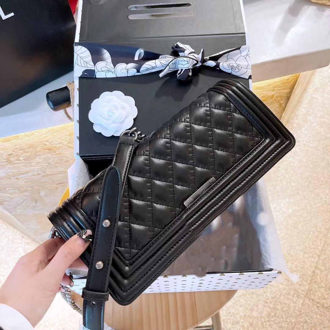

High quality luxury brand leather shoulder bag ladies fashion portable underarm wallet